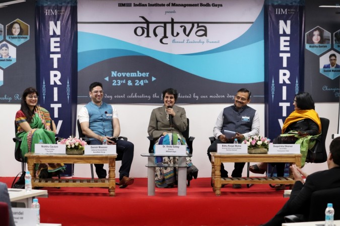 Changing Newsrooms: The panelists Deepshikha Sikarwar, Senior Editor, The Economic Times, Danish Manzoor, Editorial Director (Asia) IBT, Bibhu Ranjan Mishra, Associate Editor & Chief of Bureau, Business Standard and Nishtha Gautam, The Quint. netritva