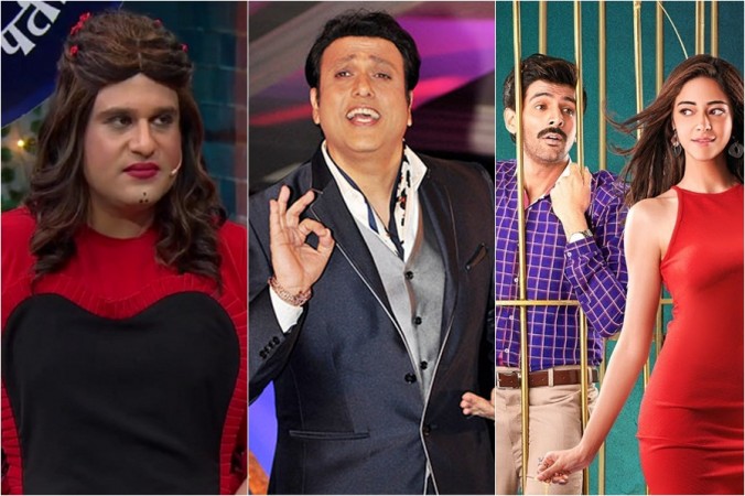 Krushna Abhishek, Govinda, Ananya Panday Krushna Abhishek, Govinda, Ananya Panday