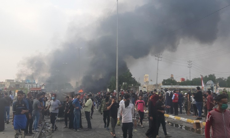Iraq anti-government protests. Iraq protests