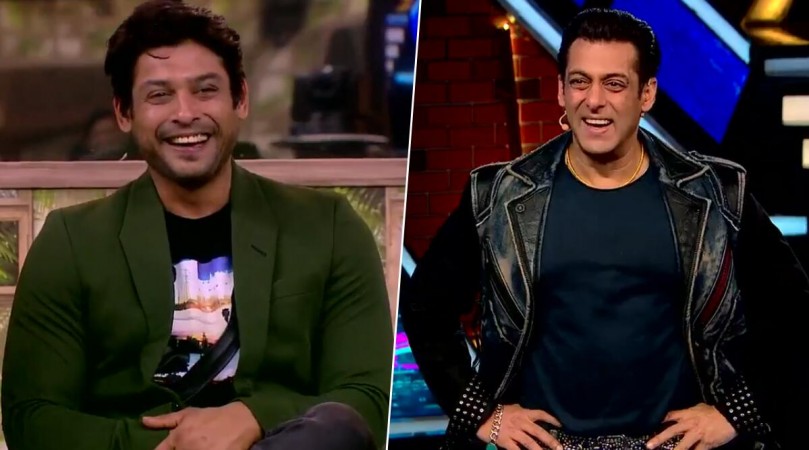 Is Salman Khan thinking to cast Bigg Boss 13 contestant Sidharth Shukla in his movie? Salman Khan and Sidharth Shukla