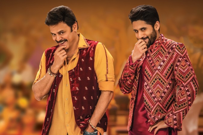 Venkatesh Daggubati and Naga Chaitanya in Venky Mama. Venky Mama
