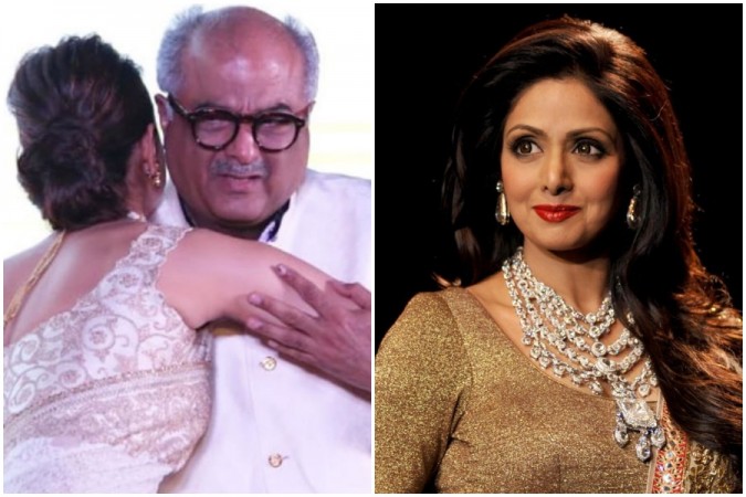 Boney Kapoor yet again breaks down remembering Sridevi. Boney Kapoor yet again breaks down remembering Sridevi