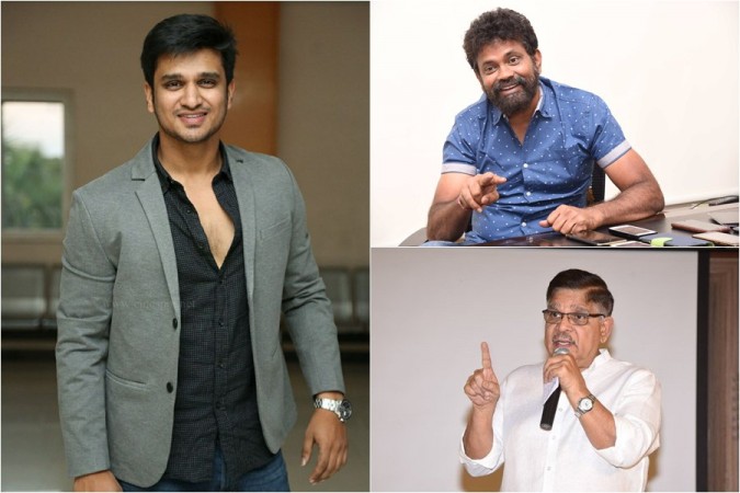 Nikhil Siddhartha, Sukumar and Allu Aravind Nikhil Siddhartha, Sukumar and Allu Aravind