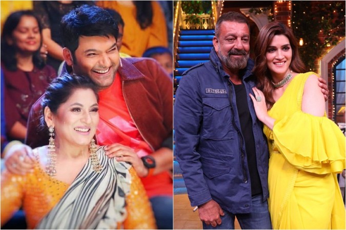 Kapil Sharma, Sanjay Dutt, Kriti Sanon Kapil Sharma, Sanjay Dutt, Kriti Sanon
