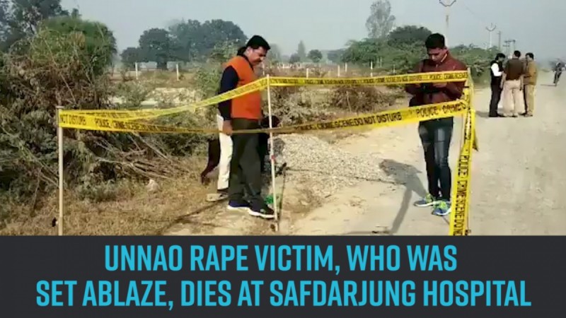 The Unnao rape victim died at Safdarjung Hospital in Delhi on Friday. Unnao rape victim, who was set ablaze, dies at Safdarjung Hospital