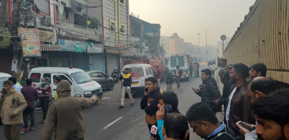 Delhi fire
