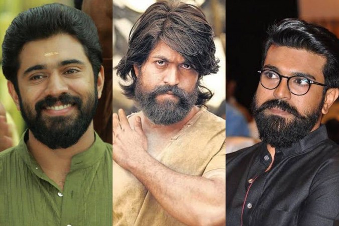 KGF star Yash bumps into RRR actor Ram Charan and Nivin Pauly. KGF star Yash bumps into RRR actor Ram Charan and Nivin Pauly