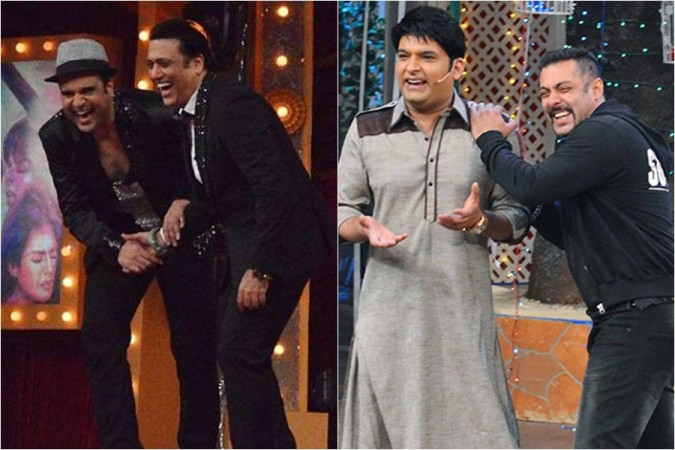 Krushna Abhishek, Govinda, Kapil Sharma, Salman Khan Krushna Abhishek, Govinda, Kapil Sharma, Salman Khan