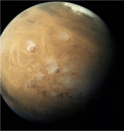 Global Shot of Mars. Mars