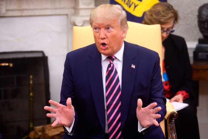 Donald Trump described the impeachment as a hoax and politically motivated. Donald Trump