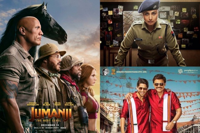Jumanji: The Next Level performs better than Venky Mama and Mardaani 2. Jumanji: The Next Level vs Venky Mama and Mardaani 2