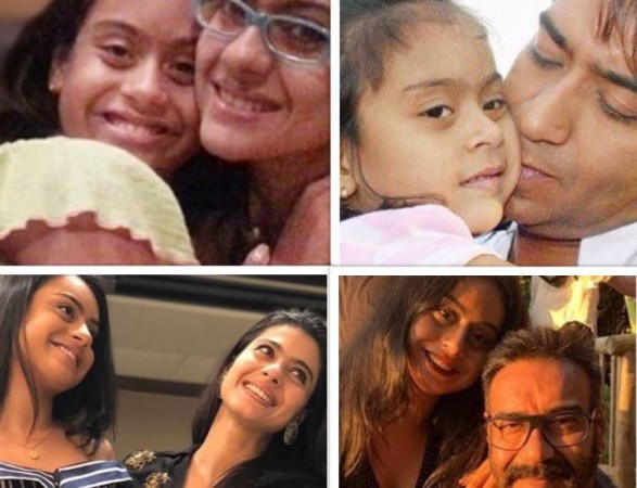 Nysa Devgn, Ajay Devgn and Kajol Nysa Devgn, Ajay Devgn and Kajol
