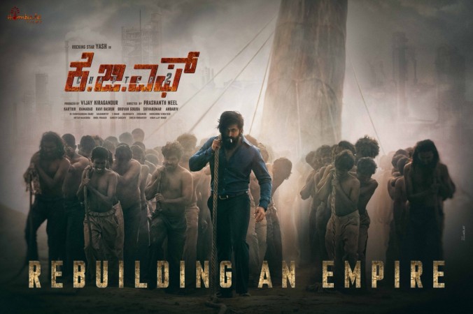 Here is the first look poster from Yash's KGF 2. BB2号的第一个