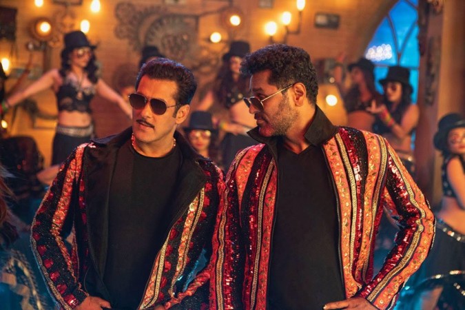 Dabangg 3 still featuring Salman Khan and director Prabhu Deva Dabangg 3, Salman Khan