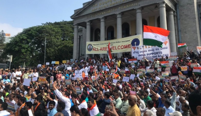 Pro-CAA rally in Bengaluru Pro-CAA rally in Bengaluru