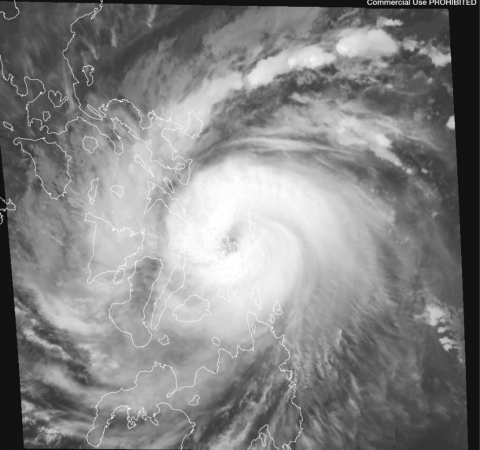Typhoon Phanfone is the first and the strongest tropical cyclone to direct hit the area. 台风风暴