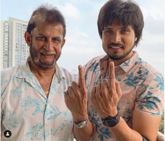 Sandip Patil with son Chirag Patil. 83