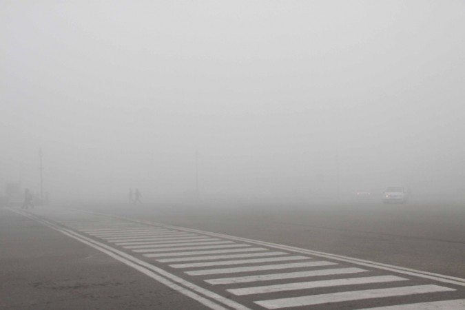 Dense fog engulfs the national capital. Delhi fog