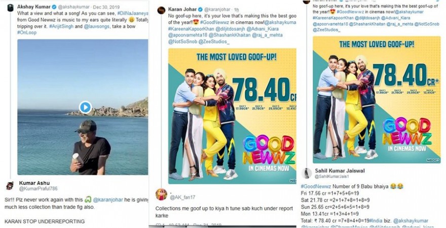 Akshay Kumar fans allegation against Karan Johar Akshay Kumar fans allegation against Karan Johar