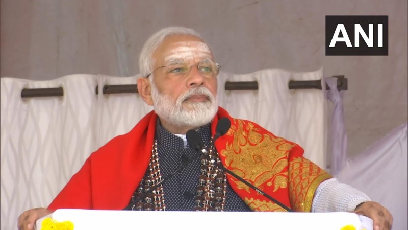 Prime Minister Narendra Modi at Sree Siddaganga Mutt in Tumakuru. ANI PM Modi speaks in Tumkuru during his 2-day Karnataka visit