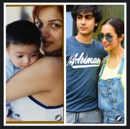 Malaika Arora with son Arhaan Khan Malaika Arora, son Arhaan Khan