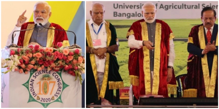 PM Modi at the 107th Indian Science Congress. @PIBKarnataka PM Modi at the 107th Indian Science Congress