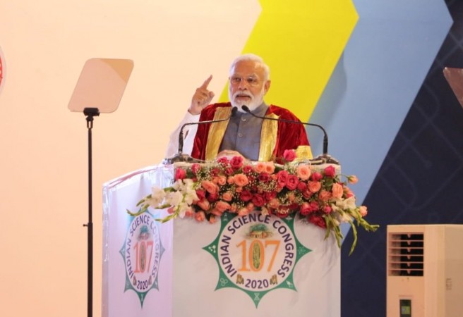 Prime Minister Narendra Modi inaugurates 107th Indian Science Congress in Bengaluru. @PIB PM Modi