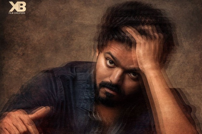 Vijay in and as Master. Vijay's Master