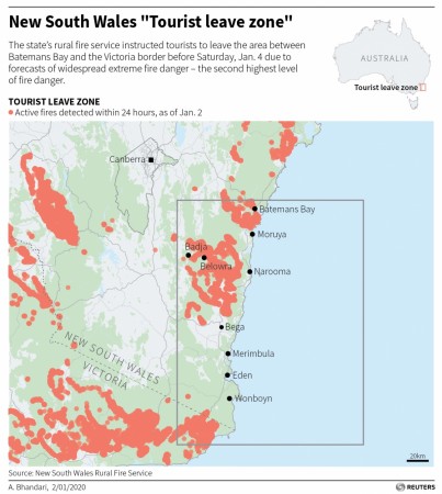 Australia bush fire