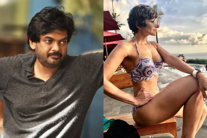 Puri Jagannadh and Mandira Bedi. Puri Jagannadh and Mandira Bedi