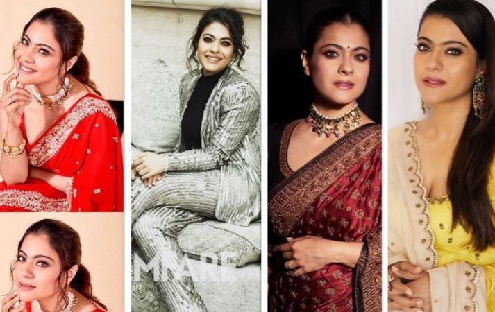 Kajol during Tanhaji promotions Kajol