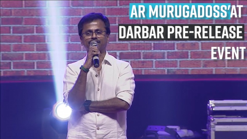 AR Murugadoss speech at Darbar pre-release event in Hyderabad