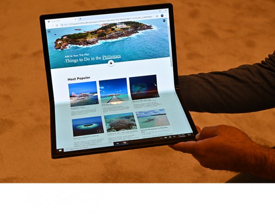 Intel's foldable tablet Intel's foldable tablet