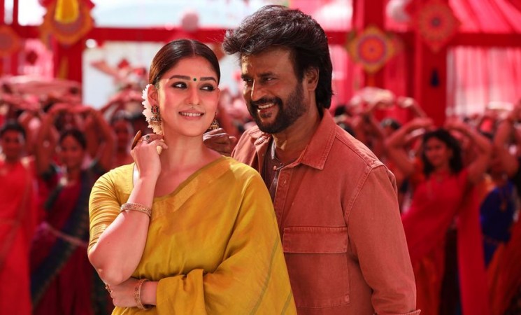 Nayanthara and Rajinikanth in AR Murugadoss' Darbar. Nayanthara and Rajinikanth