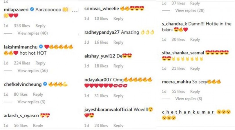 Rakul Preet Singh's replies to her bikini post Rakul Preet Singh's replies to her bikini post