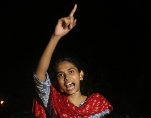 JNUSU President Aishe Ghosh. JNUSU President Aishe Ghosh