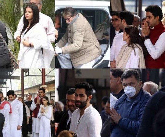 Celebs at Ritu Nanda's funeral Celebs at Ritu Nanda's funeral