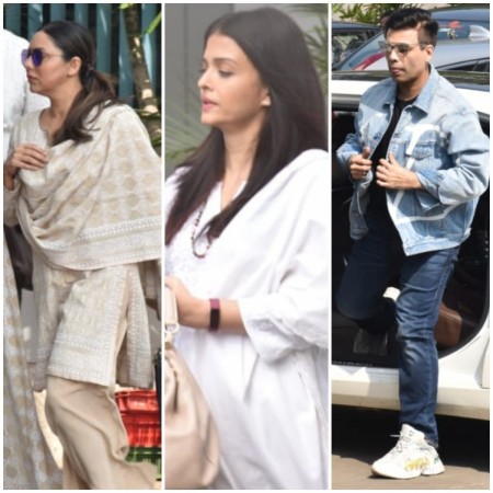 Celebs at Ritu Nanda's funeral Celebs at Ritu Nanda's funeral