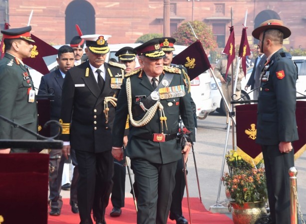General Bipin Rawat after taking charge as the first Chief of Defence Staff. General Bipin Rawat