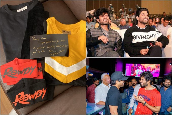 Vijay Devarakonda and Allu Arjun Vijay Devarakonda and Allu Arjun