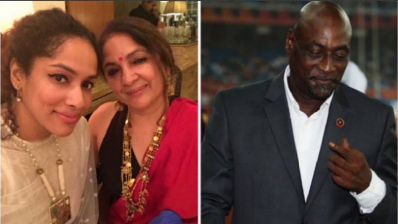Masaba Gupta, Neena Gupta and Viv Richards. Masaba Gupta