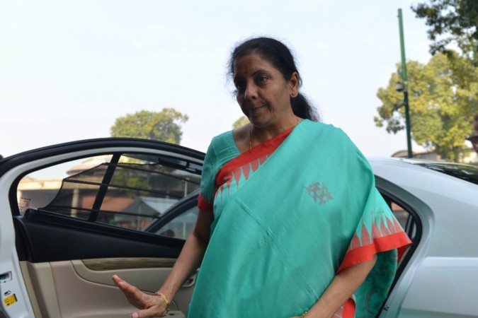 Union Finance and Corporate Affairs Minister Nirmala Sitharaman arrives at Parliament in New Delh. Nirmala Sitharaman