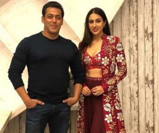 Salman Khan and Sara Ali Khan Salman Khan and Sara Ali Khan