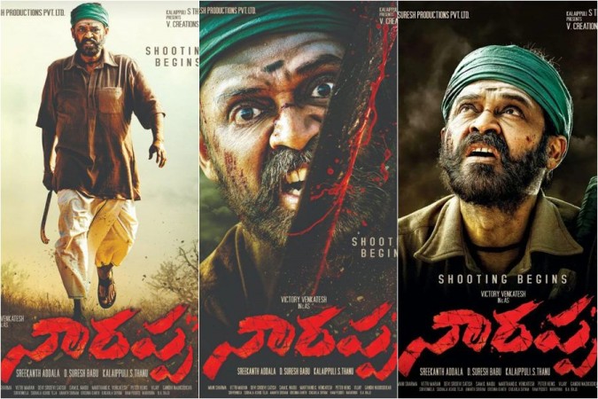 Venkatesh's first look from Naarappa Venkatesh's first look from Naarappa