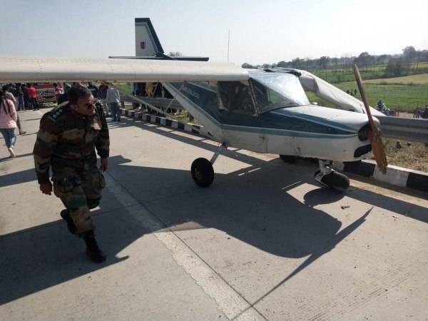 The images of the aircraft were shared on Twitter. ncc aircraft