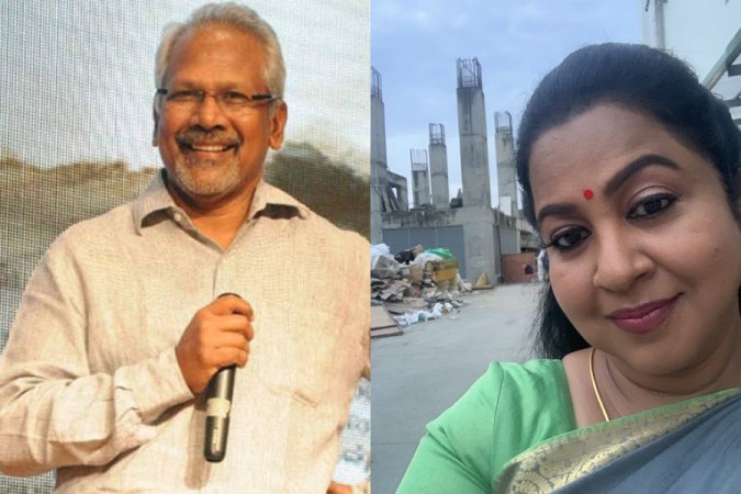 Mani Ratnam and Radikaa Sarathkumar. Mani Ratnam and Radikaa