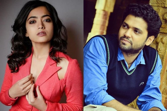 Rashmika Mandanna and Rakshit Shetty. Rashmika Mandanna and Rakshit Shetty