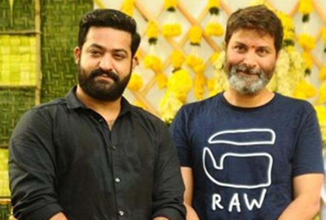 Junior NTR and Trivikram Srinivas Junior NTR and Trivikram Srinivas