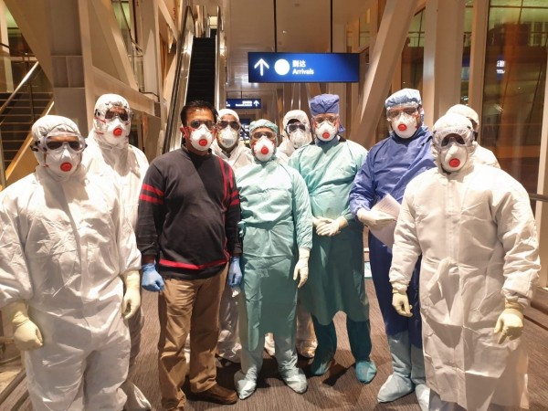 Doctors from the Ram Manohar Lohia hospital Doctors from the Ram Manohar Lohia hospital