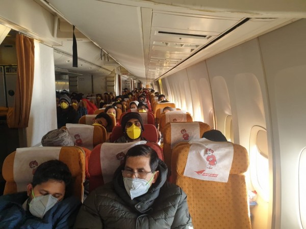 Passengers on Air India flight. ANI Air India